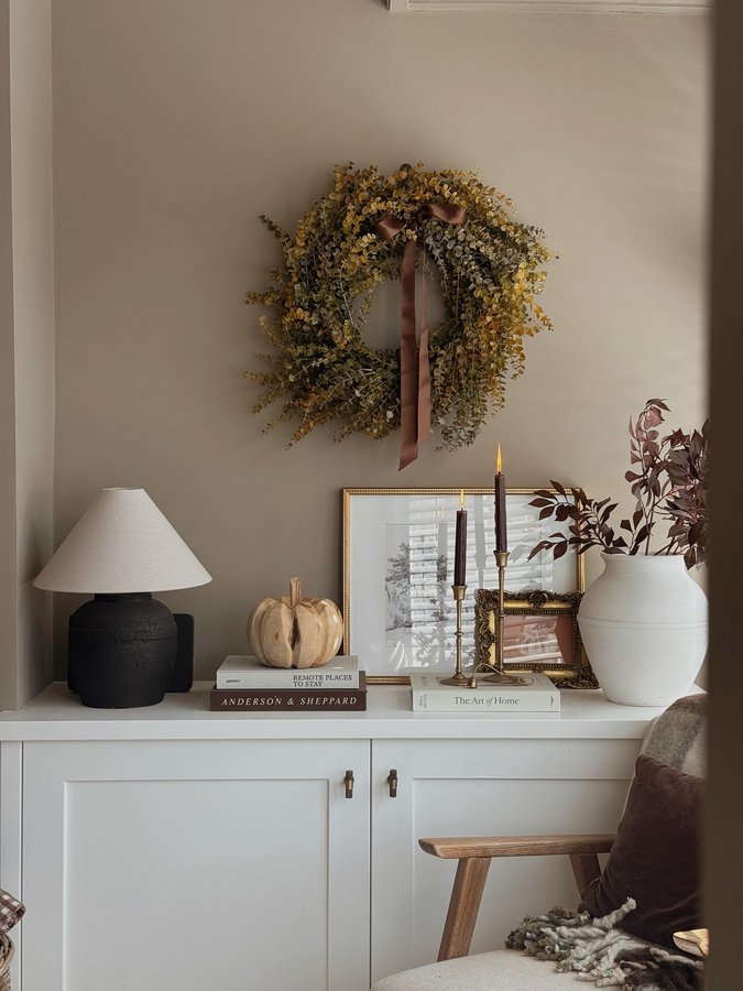 Instagram post by @athomewithfran for The Suffolk Nest. Caption reads: ad | stills from a reel ✨ styling the stunning....