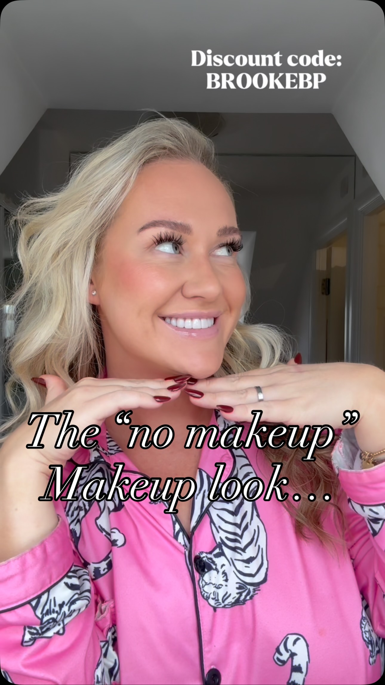Instagram post by @brookes_gram for BPerfect Cosmetics. Caption reads: The “No Makeup” Makeup look using all....