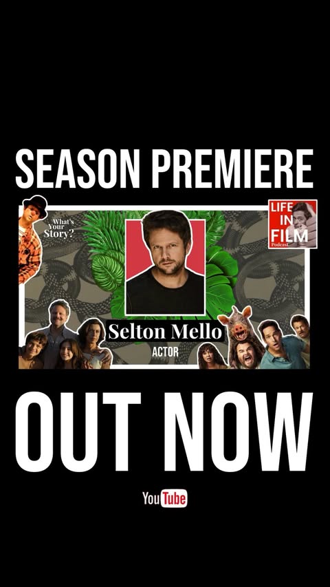 Instagram post by @infoseltonmello for BetterHelp. Caption reads: What’s Your Story - Actor/Director Selton Mello?....