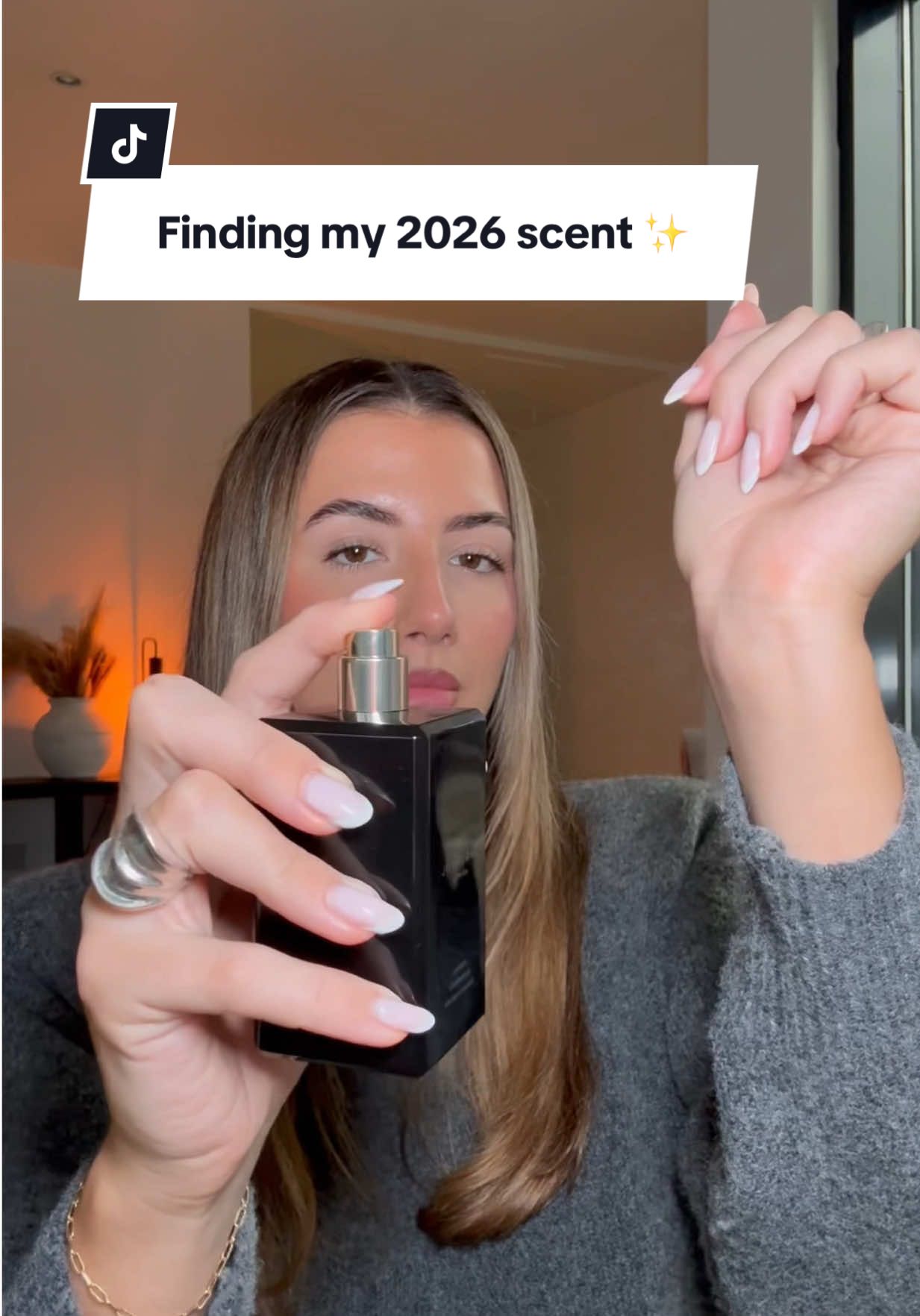 TikTok post by @farron__ for Jo Malone London. Caption reads: Amber Labdanum Cologne Intense by @Jo Malone....