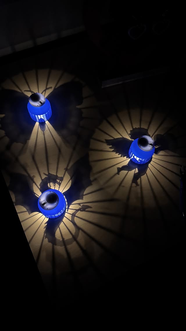 Instagram post by @3d_printall for ELEGOO. Caption reads: 3D printed light projectors on @elegoo Centauri....