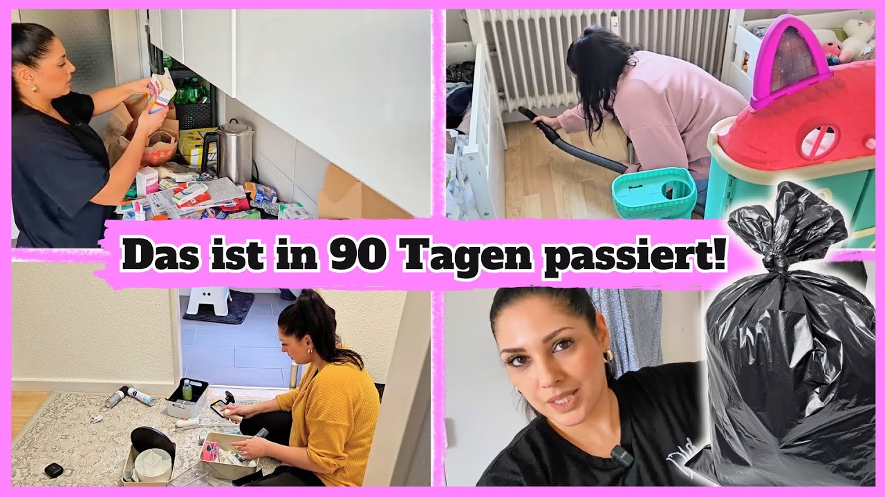 YouTube post by @ShirinsChaos for vidIQ. Caption reads: FlyLady: Mein Haushalt nach 3 Monaten | Rückblick....