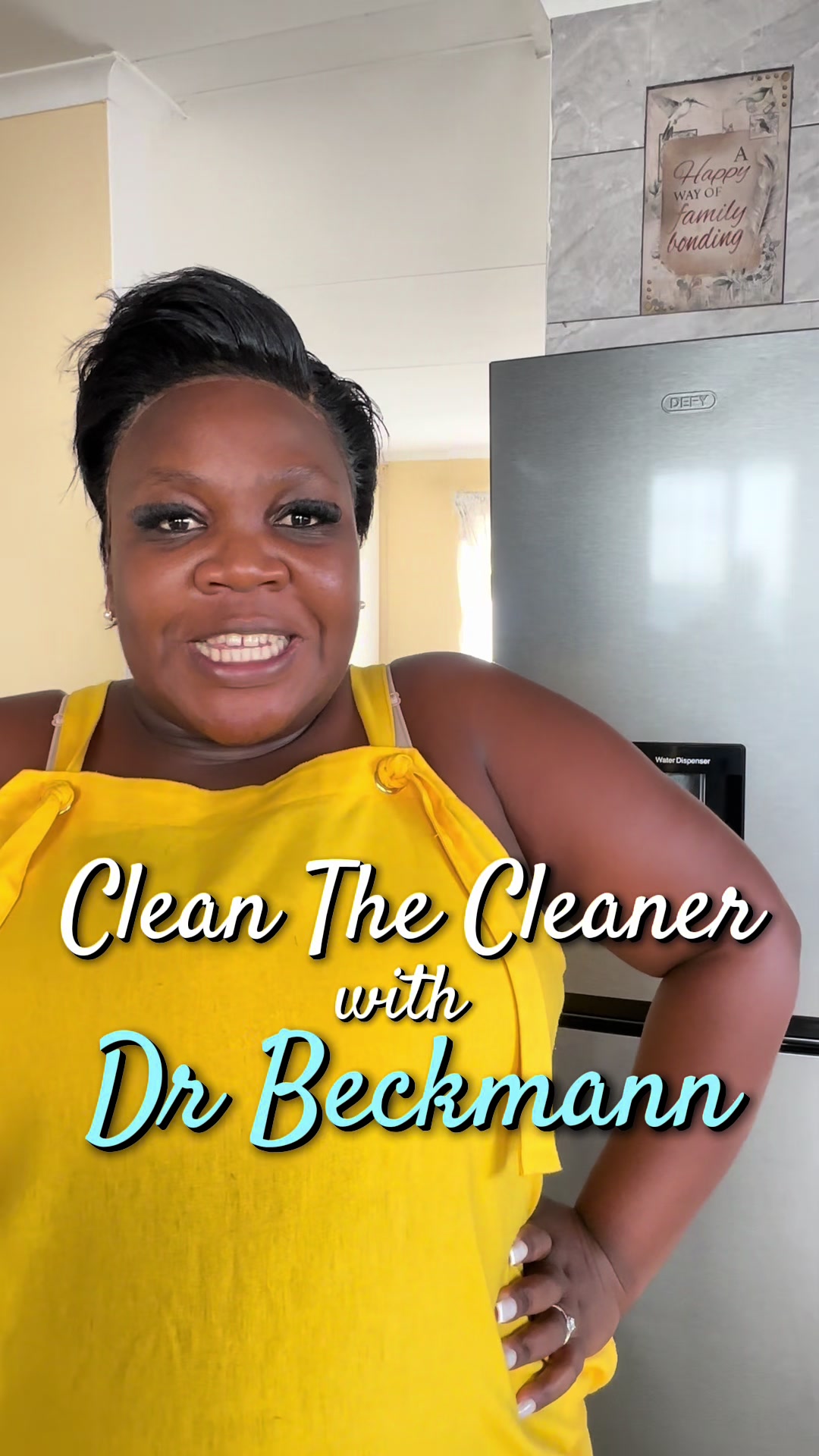 TikTok post by @lebokumalo for Dr. Beckmann South Africa. Caption reads: [...] and Pick n Pay stores. Add @Dr. Beckmann....