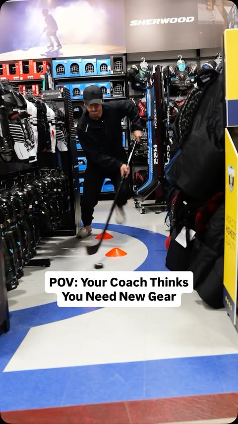 Instagram post by @tomjstewart for Sport Chek. Caption reads: The right gear goes a long way, let @sportchek....