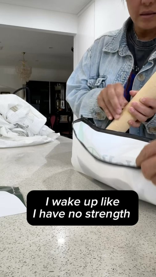 Instagram post by @jennydinhofficial for GroundingWell. Caption reads: I RECORDED THIS UNDER THE TABLE 🤫 My mum has....