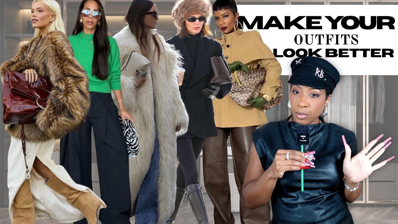 YouTube post by @KayeWrightPrettyPixies for 7or9. Caption reads: Make Your Outfits Look Better.