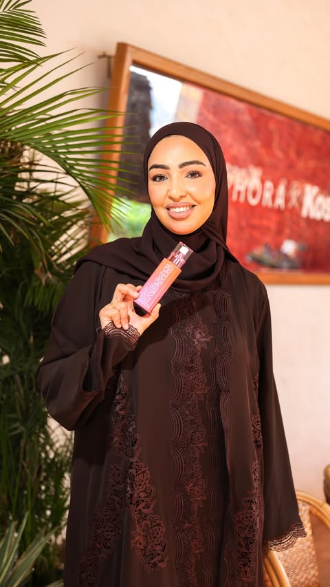 Instagram post by @hm_shifa for Kosas. Caption reads: 🎀 my go 2 makeup @kosas 
🎀
🎀
🎀
🎀 
🎀🎀....