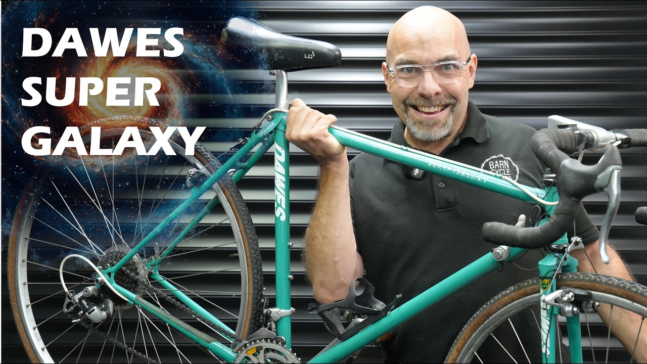 YouTube post by @BCRUK for Thingiverse. Caption reads: Servicing a 35 Year Old Dawes Super Galaxy —....