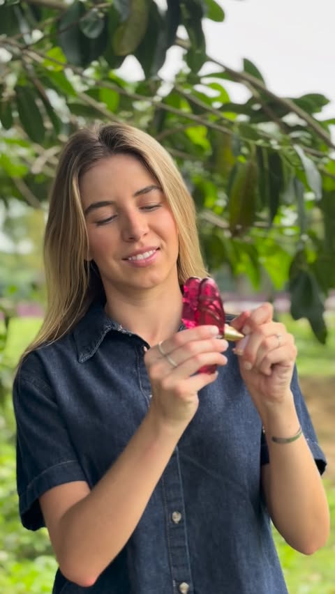 Instagram post by @fabianaaramburo for Carolina Herrera. Caption reads: @carolinaherrera #LaBombaCarolinaHerrera....