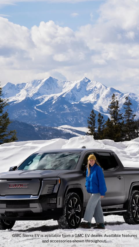 Instagram post by @nicolekauffmann for GMC. Caption reads: [...] like this, no matter the season - the....
