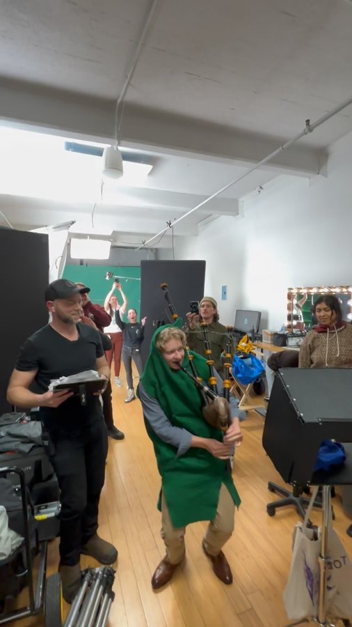 Instagram post by @picklepete112 for H&R Block. Caption reads: Is a production set your pipe dream? Enter for....