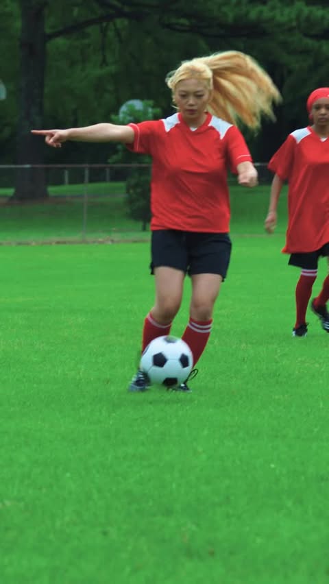 Instagram post by @kinigra for McDonald's. Caption reads: GIRLS STARTED THEIR OWN FOOTBALL TEAM!....