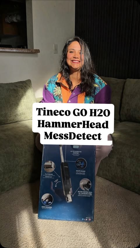 Instagram post by @lunayhilal for Tineco. Caption reads: [...] real Lately I’ve been using the *Tineco GO....