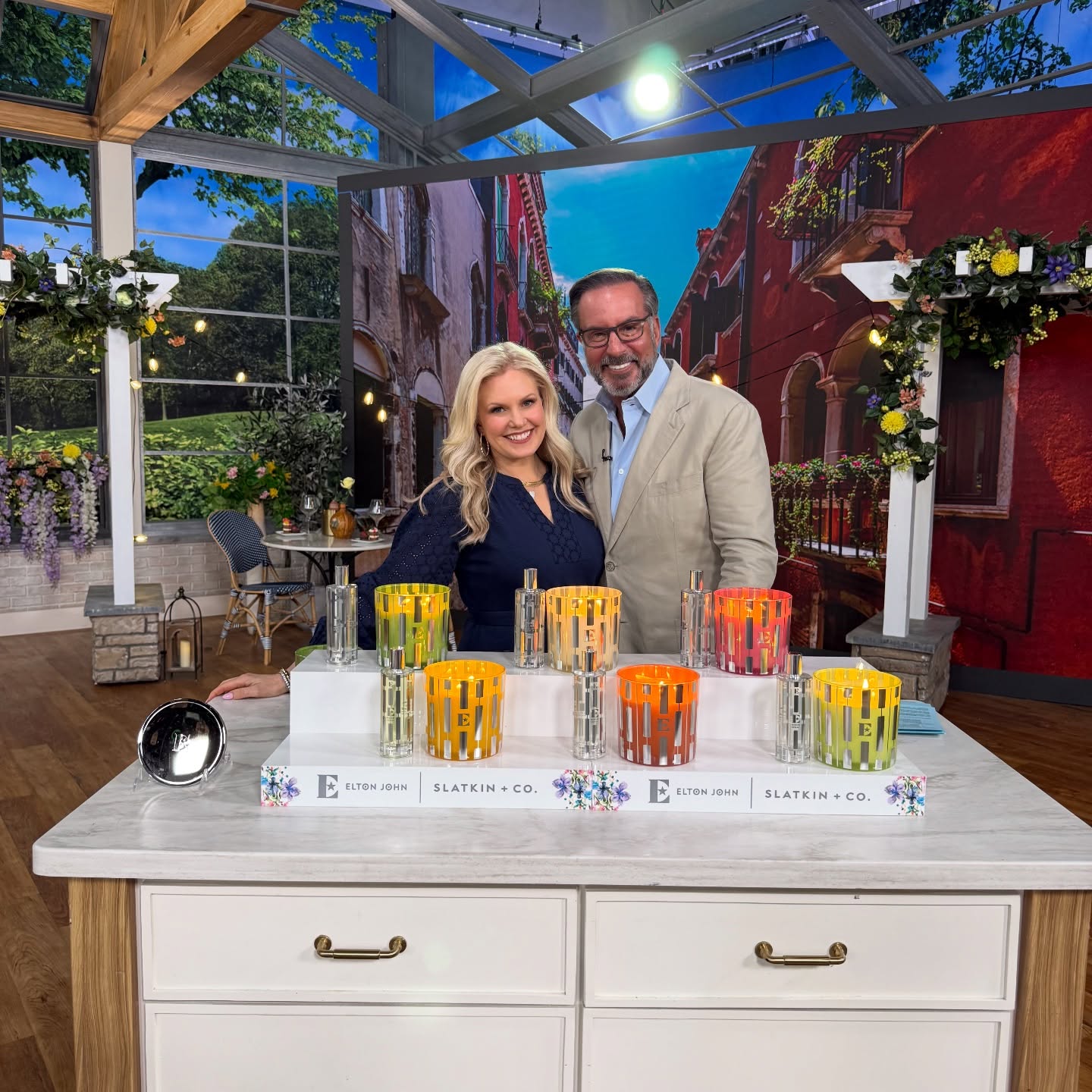 Instagram post by @davidfurnish for QVC. Caption reads: [...] stream on our FREE TV streaming service,....