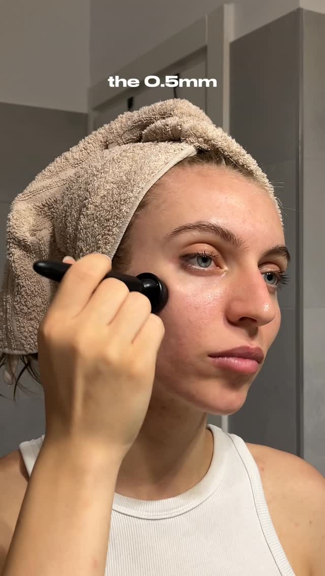 Instagram post by @ana_vaideanu for Banish. Caption reads: You can get all three head sizes on their website....