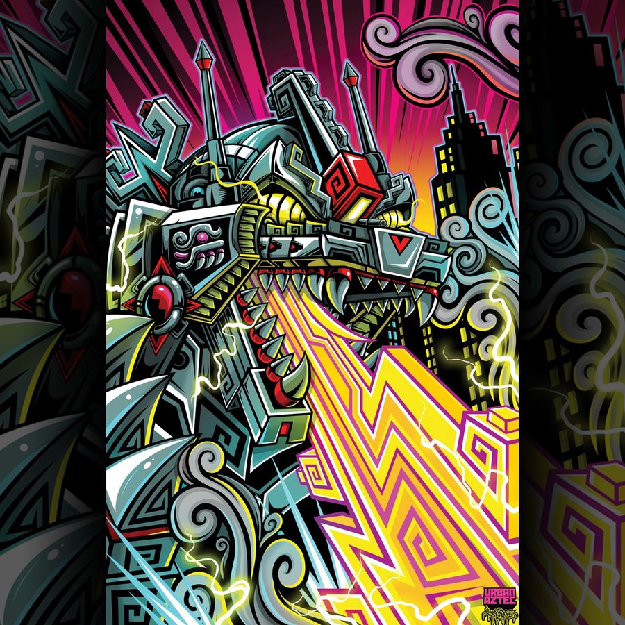 Instagram post by @urbanaztec for Idw Publishing. Caption reads: [...] #1 variant cover with @idwpublishing....