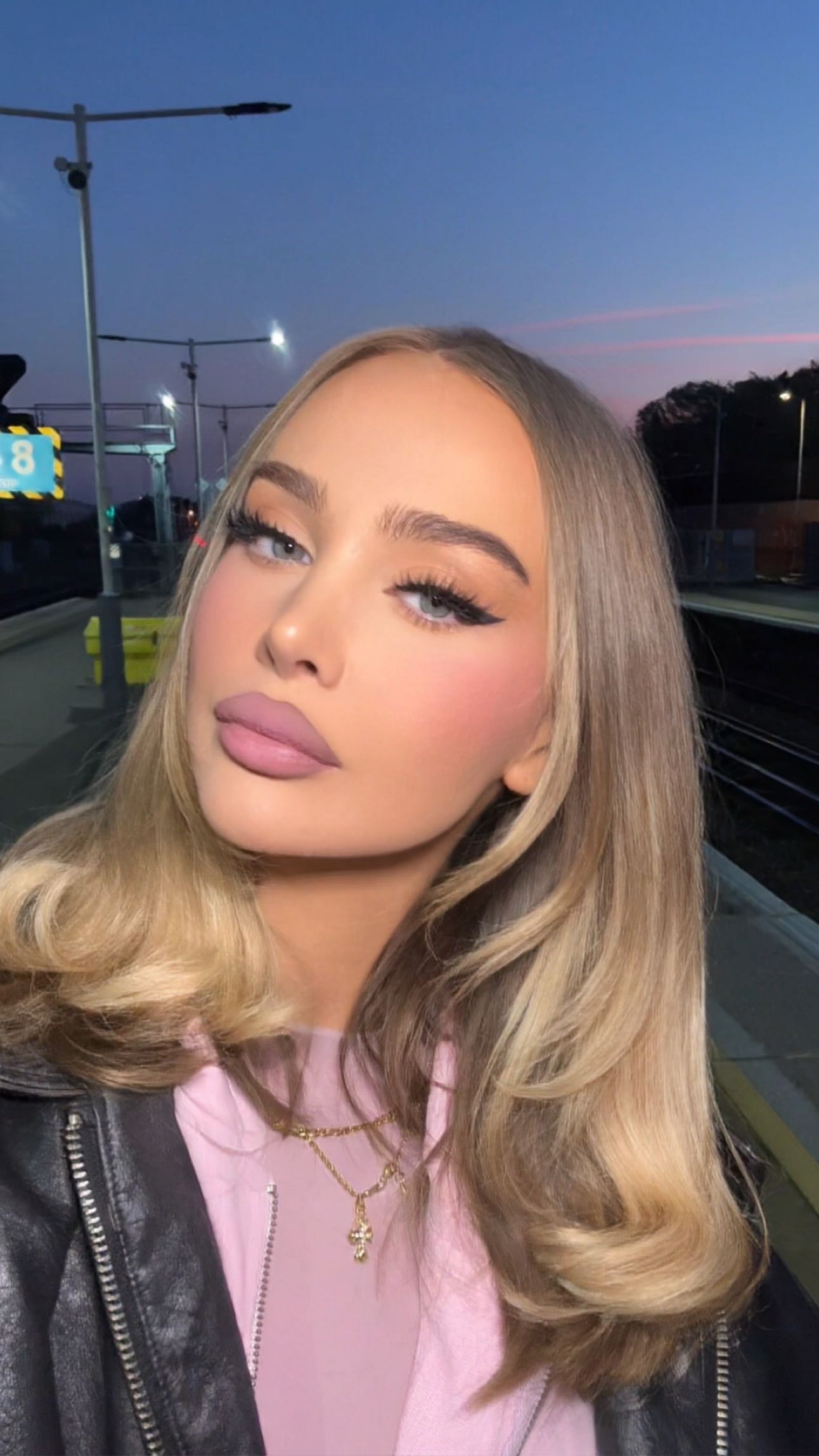 Instagram post by @alicedickson for Lilly Lashes. Caption reads: [...] @superdrug to complete my look with....