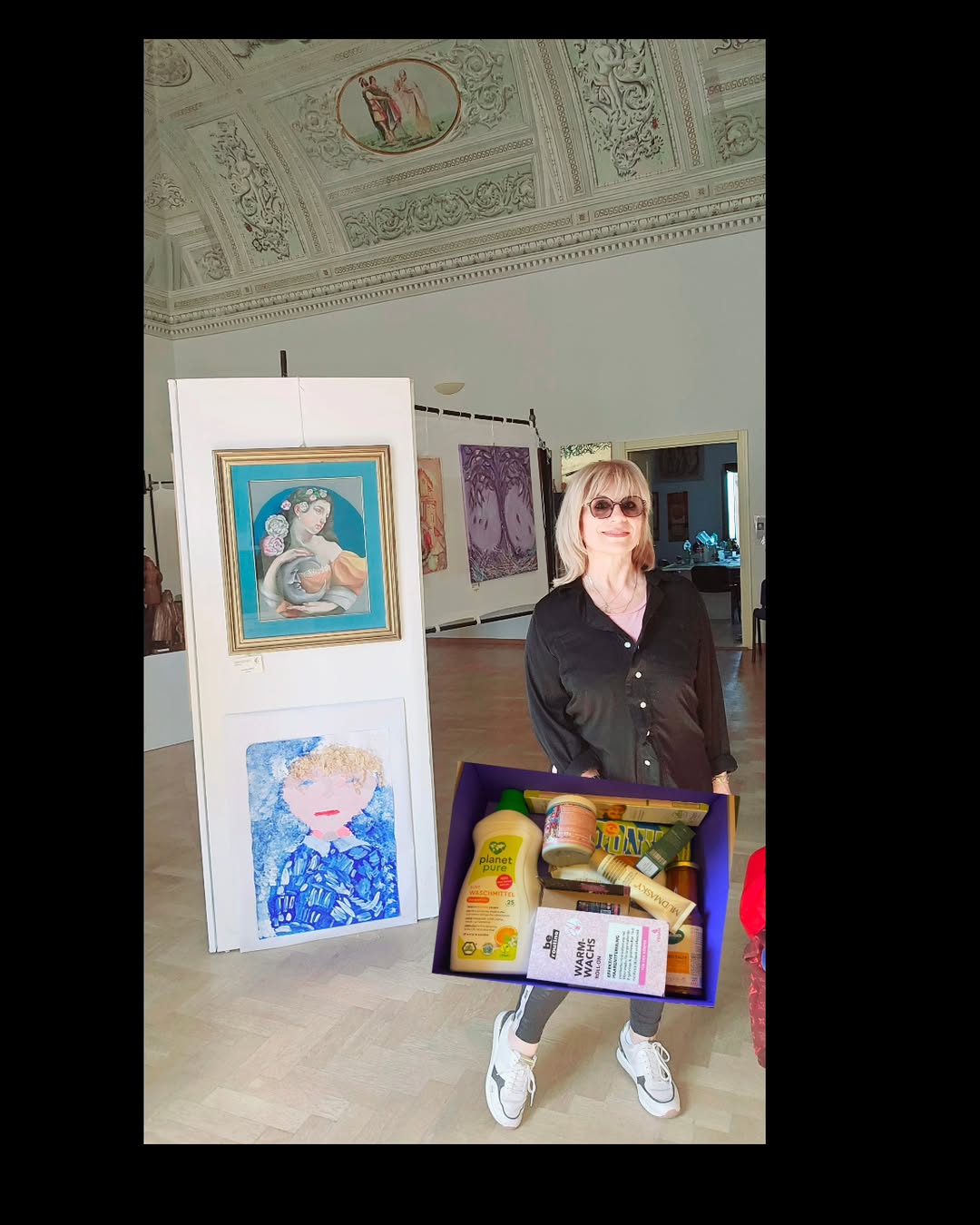 Instagram post by @giusi294 for TrendRaider. Caption reads: Buongiorno a tutti/#Werbung #Gewinnspiel....