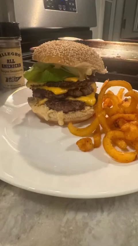 Instagram post by @mrbsbackyardbbq for Allegro Marinade. Caption reads: [...] for that money crust. Seasoned with....