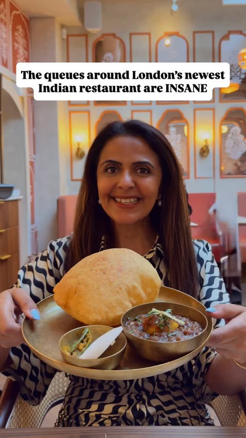 Instagram post by @sonalicooks for London Unknown. Caption reads: 🚨🇬🇧 Haldiram’s has officially opened its....