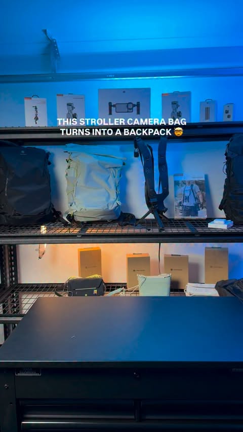 Instagram post by @studioyatco for PGYTECH. Caption reads: Honestly this is definitely a flight hack for....