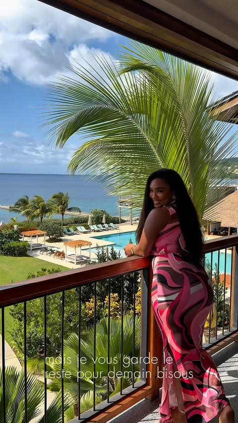 Instagram post by @jalylanemaes.off for InterContinental. Caption reads: WELCOME TO DOMINICA 🇩🇲 Découvre....