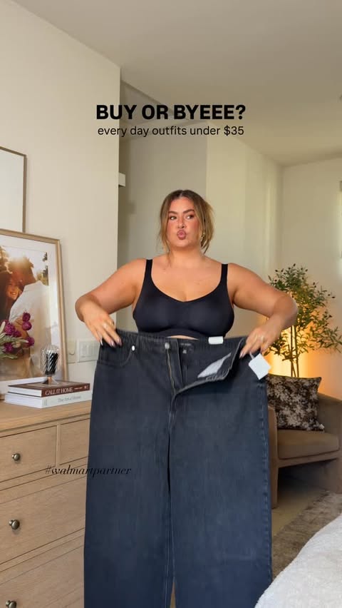 Instagram post by an influencer for Walmart Fashion. Caption reads: which outfit was your fav? I ended up reallyyyyy....