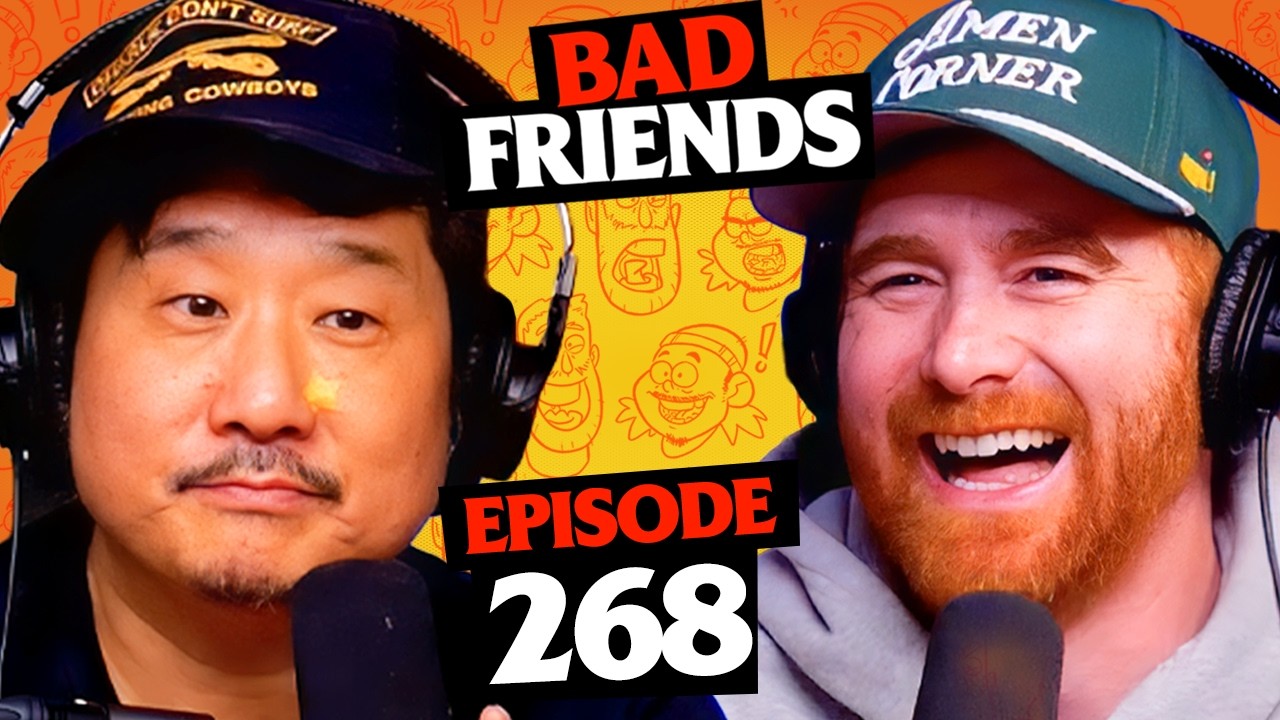 YouTube post by @BadFriends for Acorns. Caption reads: Bobby Is Going to the White House | Ep 268 | Bad....