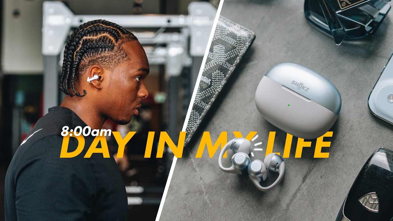 YouTube post by @ShevonSalmon for Paperlike. Caption reads: A Day In My Life Living With The Shokz OpenDots 2....