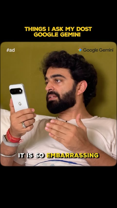 Instagram post by @therahuldua for Google. Caption reads: [...] Har reel ko kese viral kardu!?? #ad....