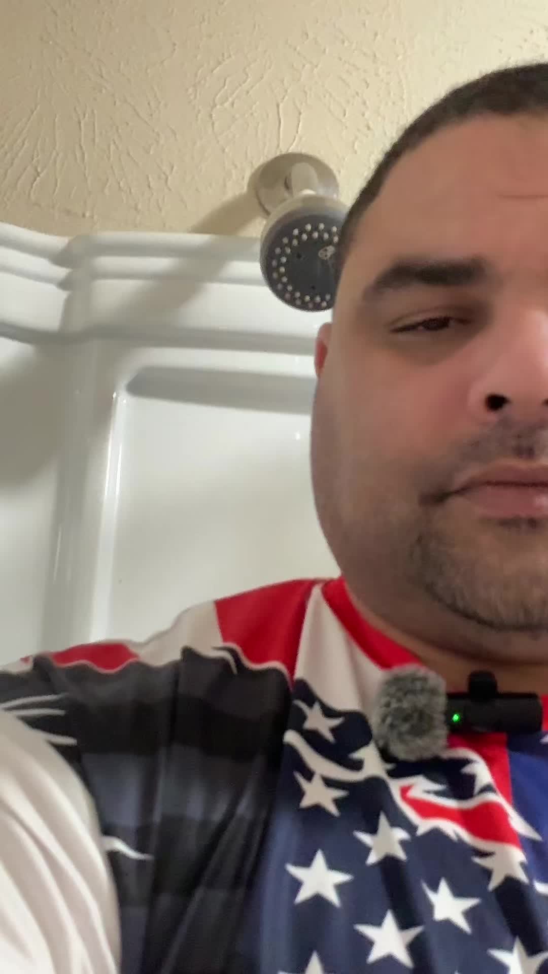 TikTok post by @nochyballzzz2.0 for Eskiin. Caption reads: Eskiin powerful shower head with filter. @eskiin....