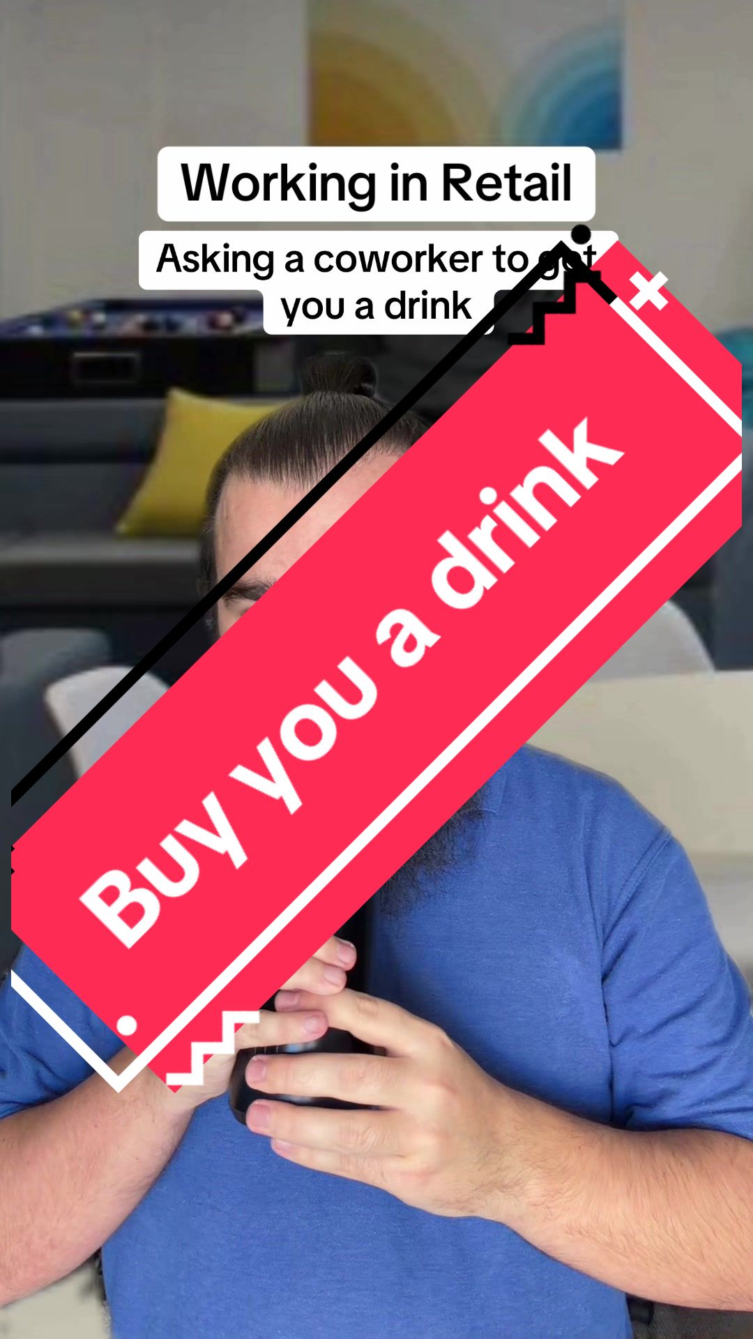 TikTok post by @thecraignotcreg for air up. Caption reads: Does he not know me at all? (AD) @airup #airup....