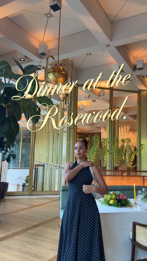 Instagram post by @zeenaxena for Rosewood Hotels & Resorts. Caption reads: Celebrating the arrival of summer at Serra located....