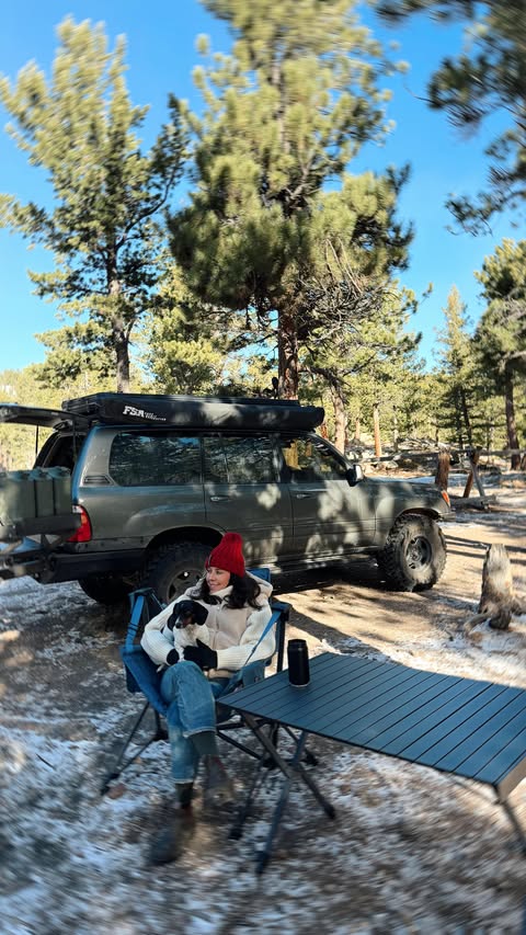 Instagram post by @lennythelandcruiser for Portal Outdoors. Caption reads: [...] and that’s why we upgraded to the....