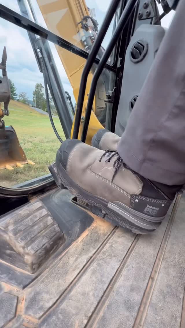 Instagram post by @haus.plans for Timberland PRO. Caption reads: At the end of the workday, if my feet are happy,....