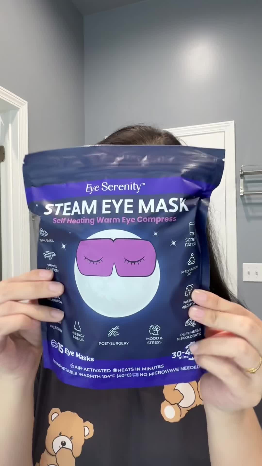 TikTok post by @cicigiginana for Lure Essentials. Caption reads: Your eyes deserve a break too 😌 @Lure Essentials....