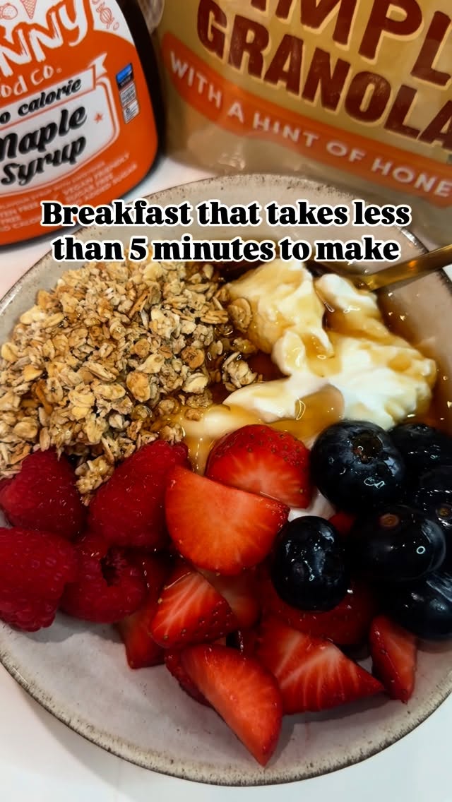 Instagram post by @boothys_sw_insta19 for The Skinny Food Co. Caption reads: most days I just don’t have time in the morning to....