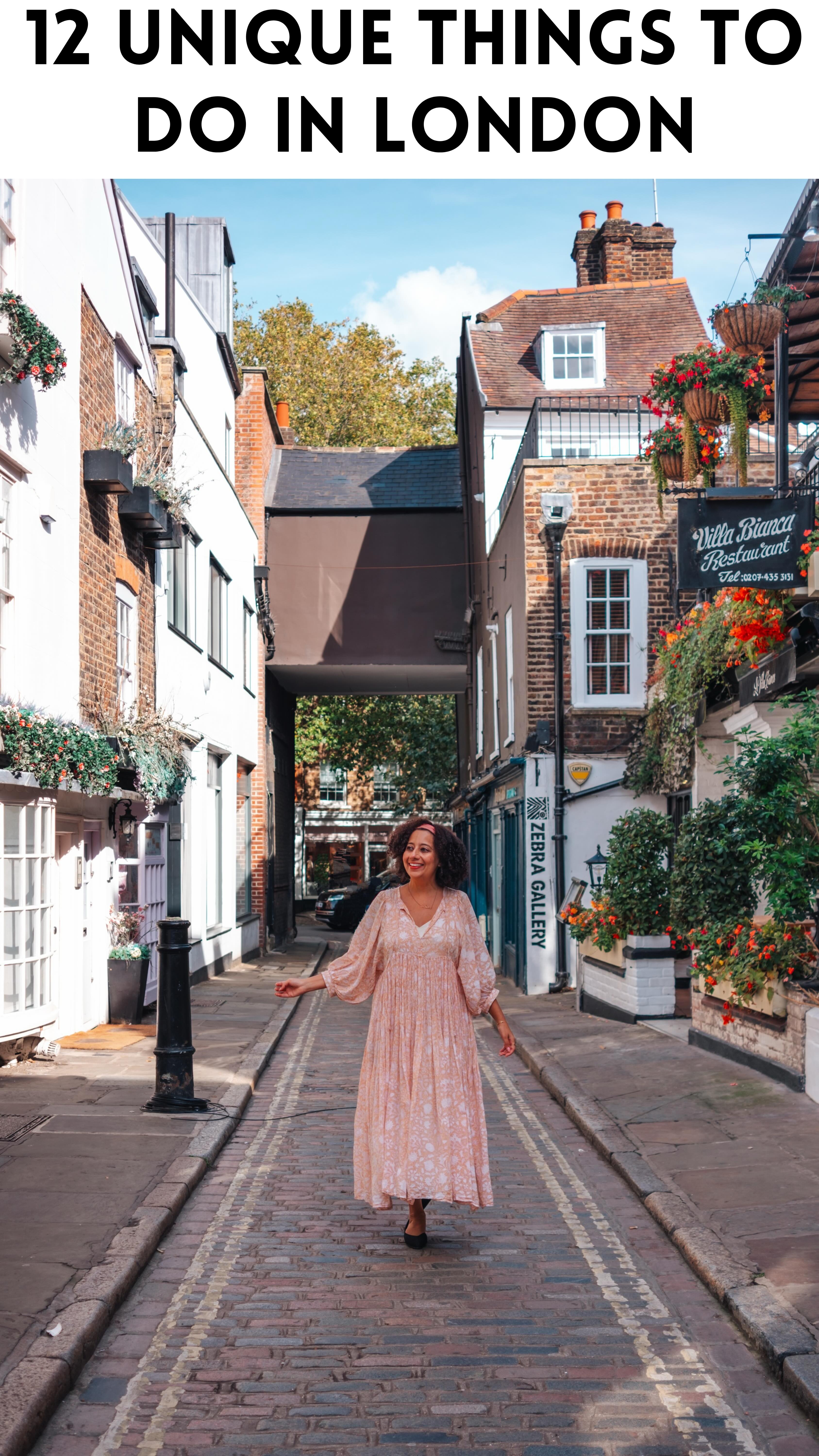 Instagram post by @joujoutravels for VISIT LONDON. Caption reads: ✨12 Unique Things to Do in London! | AD

I’ve....