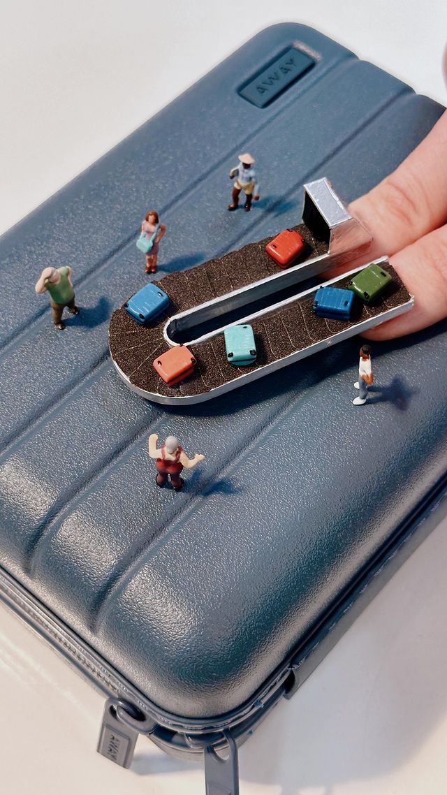 Instagram post by @soph_builds_nails for Away. Caption reads: This is kind of a big deal: @away’s launching a....