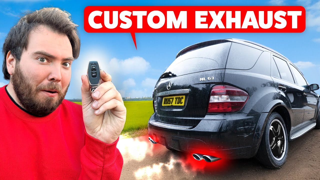 YouTube post by @TopDeadC for carVertical. Caption reads: They Quoted £14,000 to Fix This AMG… So We Fixed....