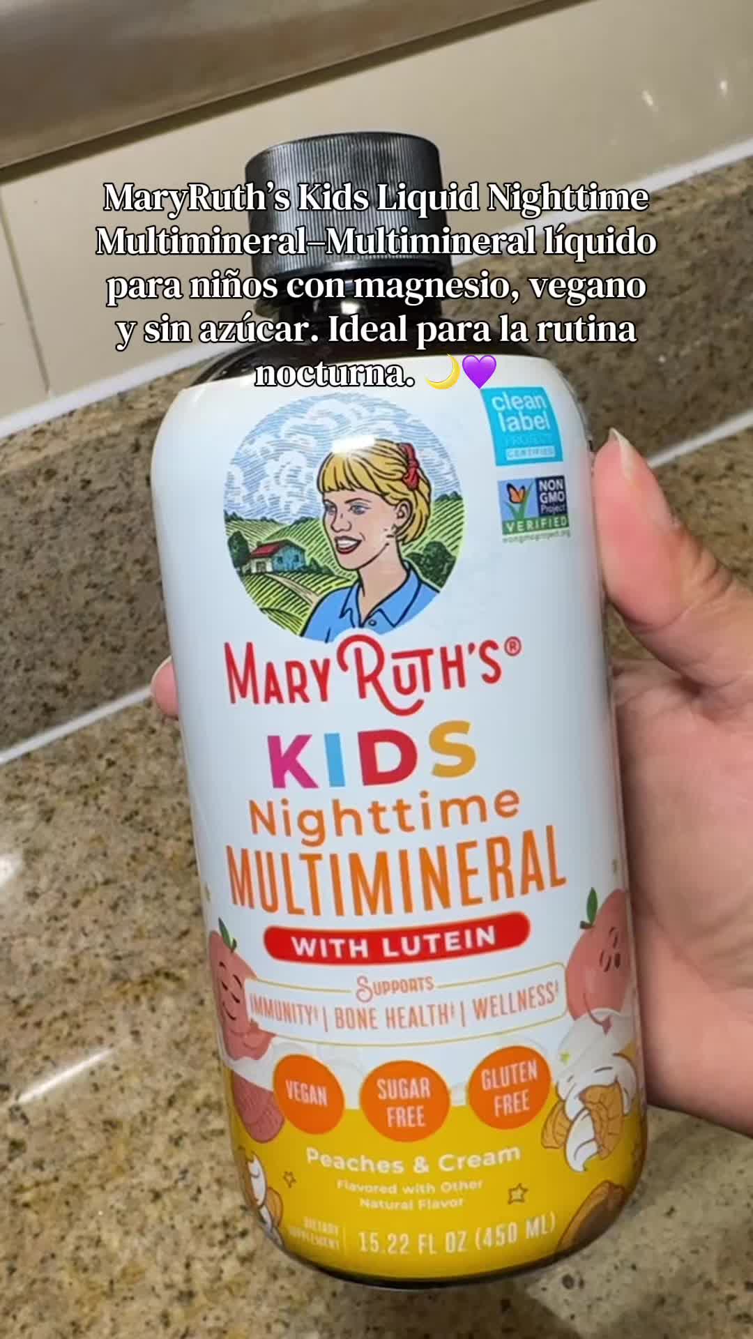 TikTok post by @carolguoficial for MaryRuth's Kids. Caption reads: @MaryRuth's - Kids #dealsforyoudays....