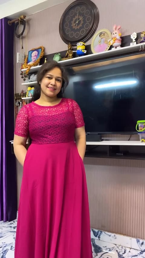 Instagram post by @seemabhatt7 for Flipkart. Caption reads: Non revealing dress from @flipkartfashionofficial....