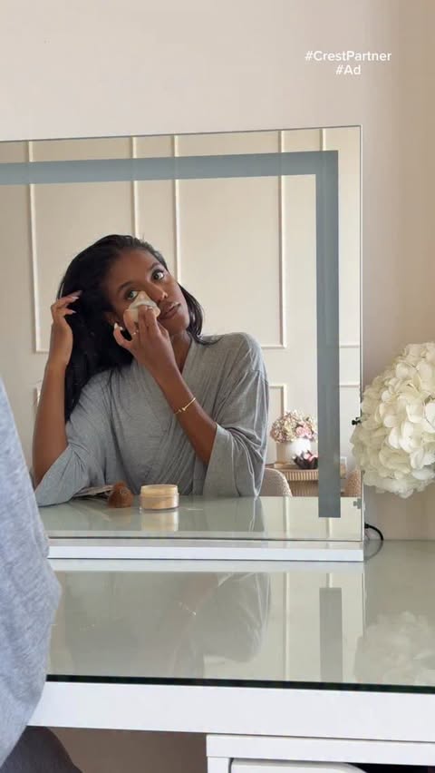 Instagram post by @shaniachristinad for Crest. Caption reads: #CrestPartner #Ad Same smile through different....