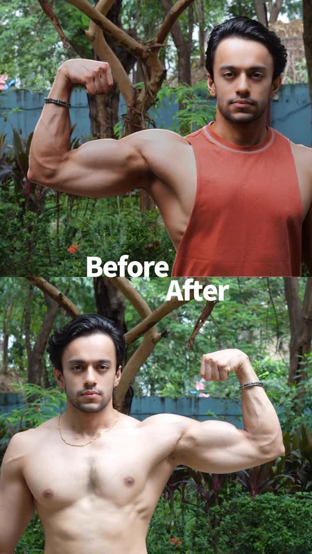 Instagram post by @muscle_mehta for GHAR SOAPS. Caption reads: Comment “MAGIC” for the Link 🧼

Pushing hard....