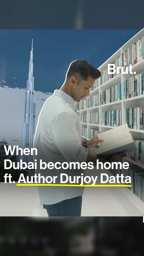 Instagram post by @durjoydatta for Visit Dubai. Caption reads: Discover Author Durjoy Datta’s favourite spots,....
