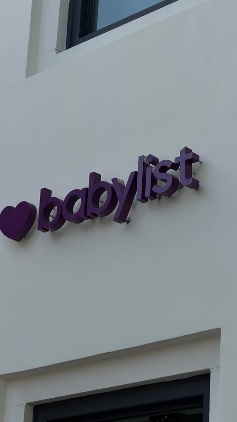 Instagram post by @lovereesie for Babylist. Caption reads: When moms say ‘trust @babylist ,’ you listen.....