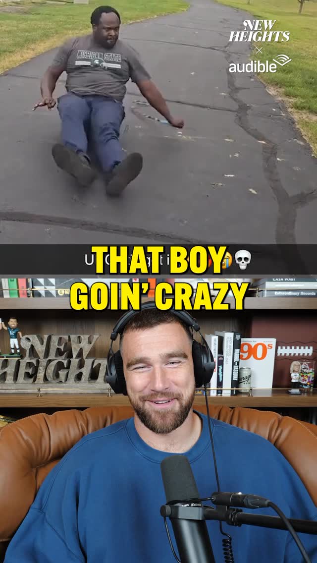 Instagram post by @newheightshow for Wondery. Caption reads: On tomorrow’s New Heights, we’re handing out some....