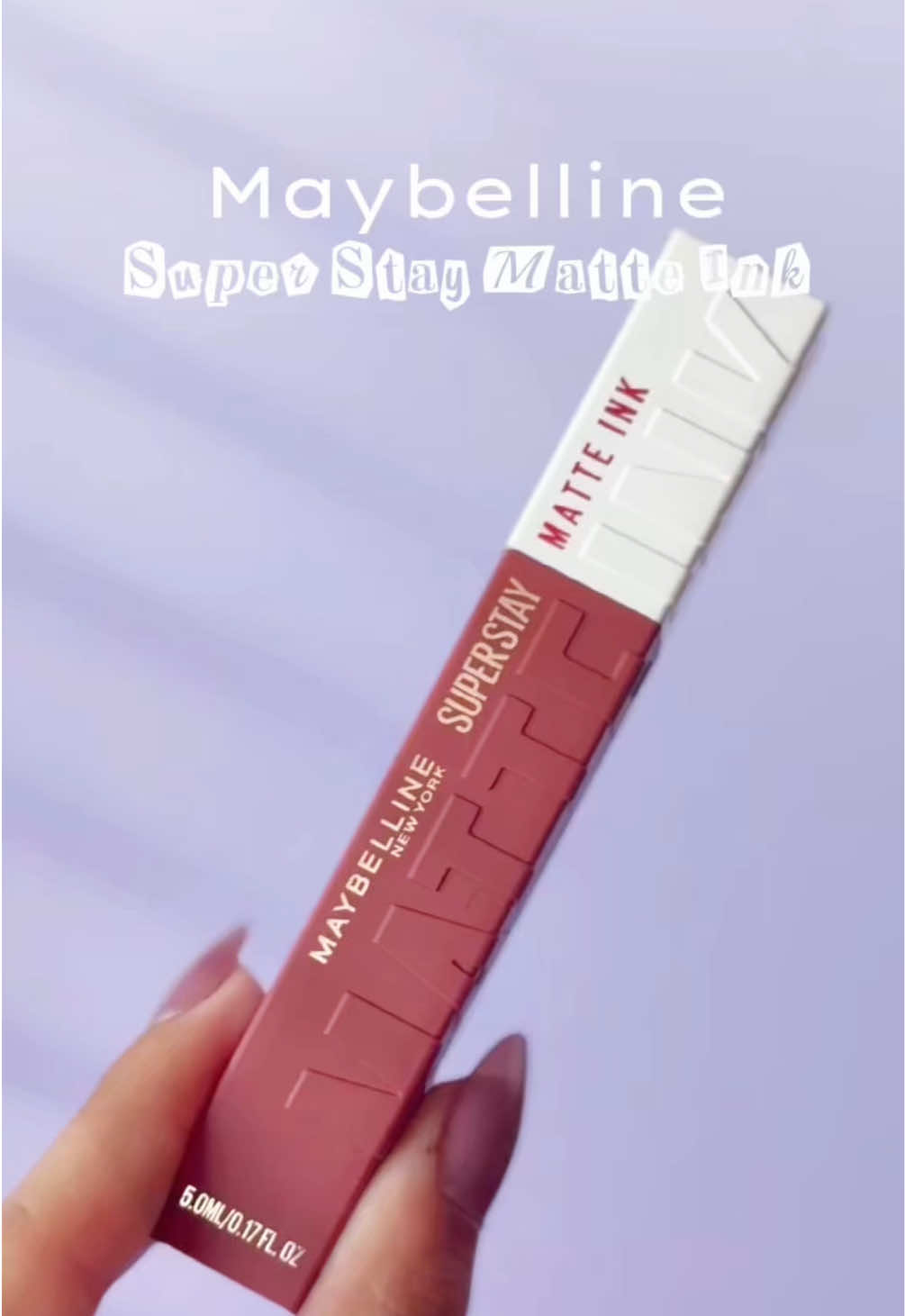 TikTok post by @dsocialprincess for Maybelline New York PH. Caption reads: Long lasting lipstick by @Maybelline New York PH....