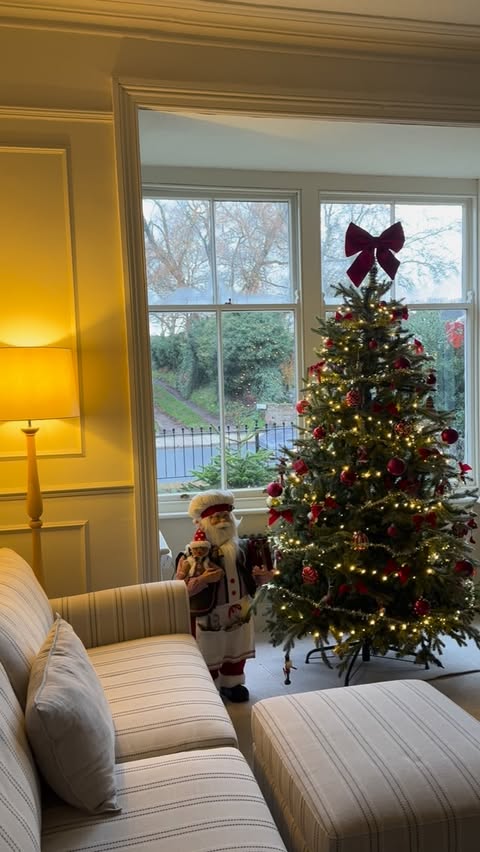 Instagram post by @home_at_ems for DUSK. Caption reads: AD Love our new beautiful sofa from @dusk.com this....