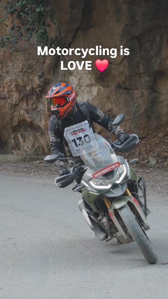 Instagram post by @bulubiker for Reise Moto. Caption reads: 💕 the Vibes 
Enjoying the Hills of Himachal on....